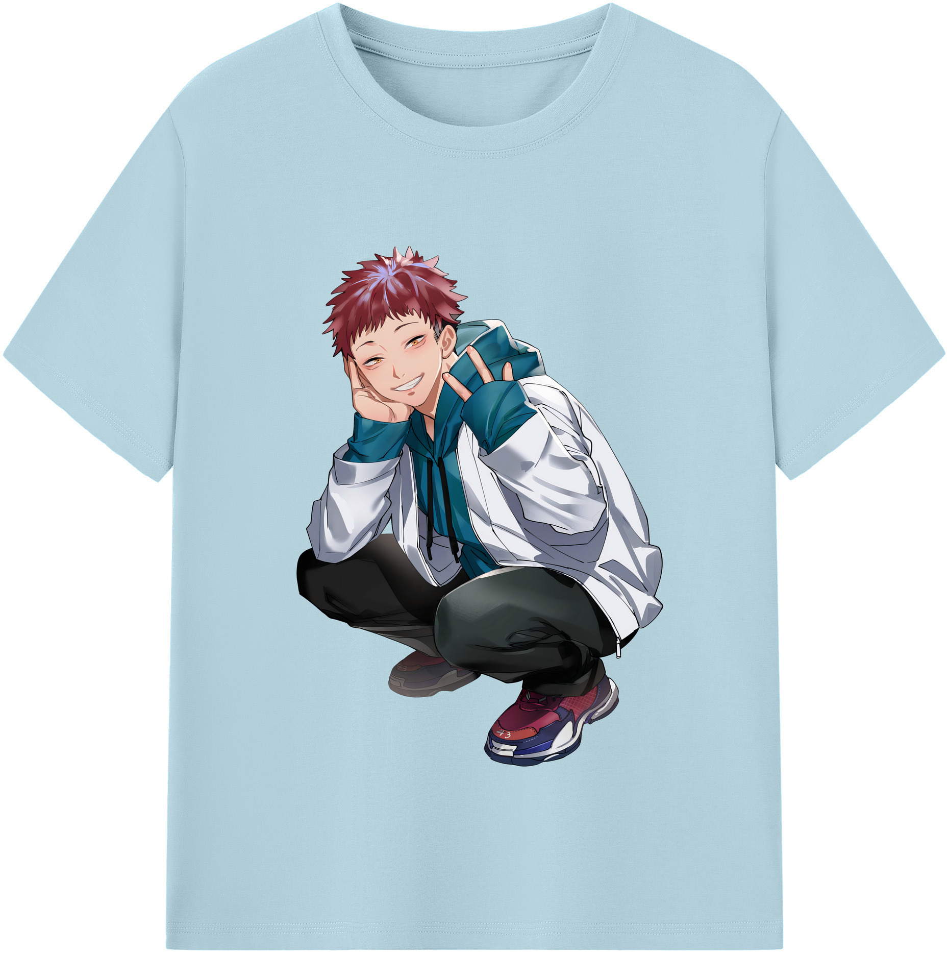 （画像用） 呪術廻戦 Jujutsu Kaisen 綿100％半袖Tシャツ（フロントプリント）